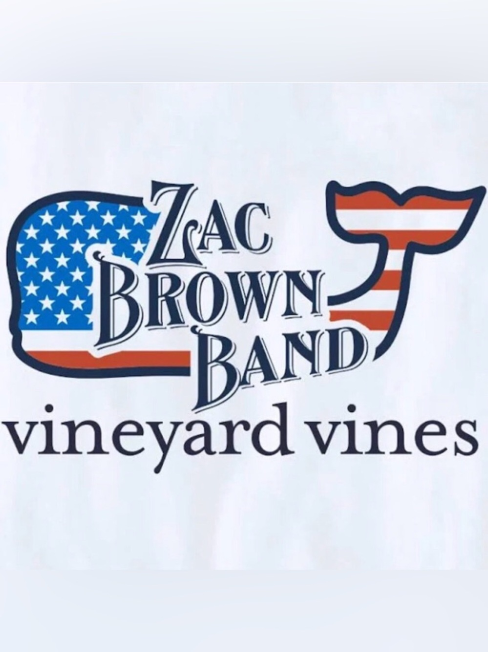Vineyard Vines - Zac Brown Limited Edition Band T-shirt Medium